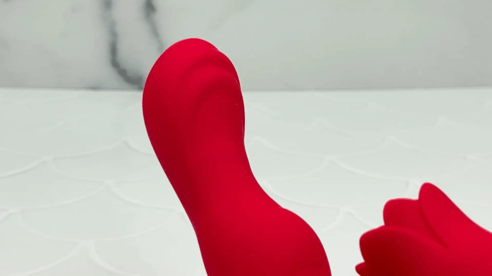Twirling Tongue Tease - Silicone Rotating G-Spot Vibe & Clit Licking Rose