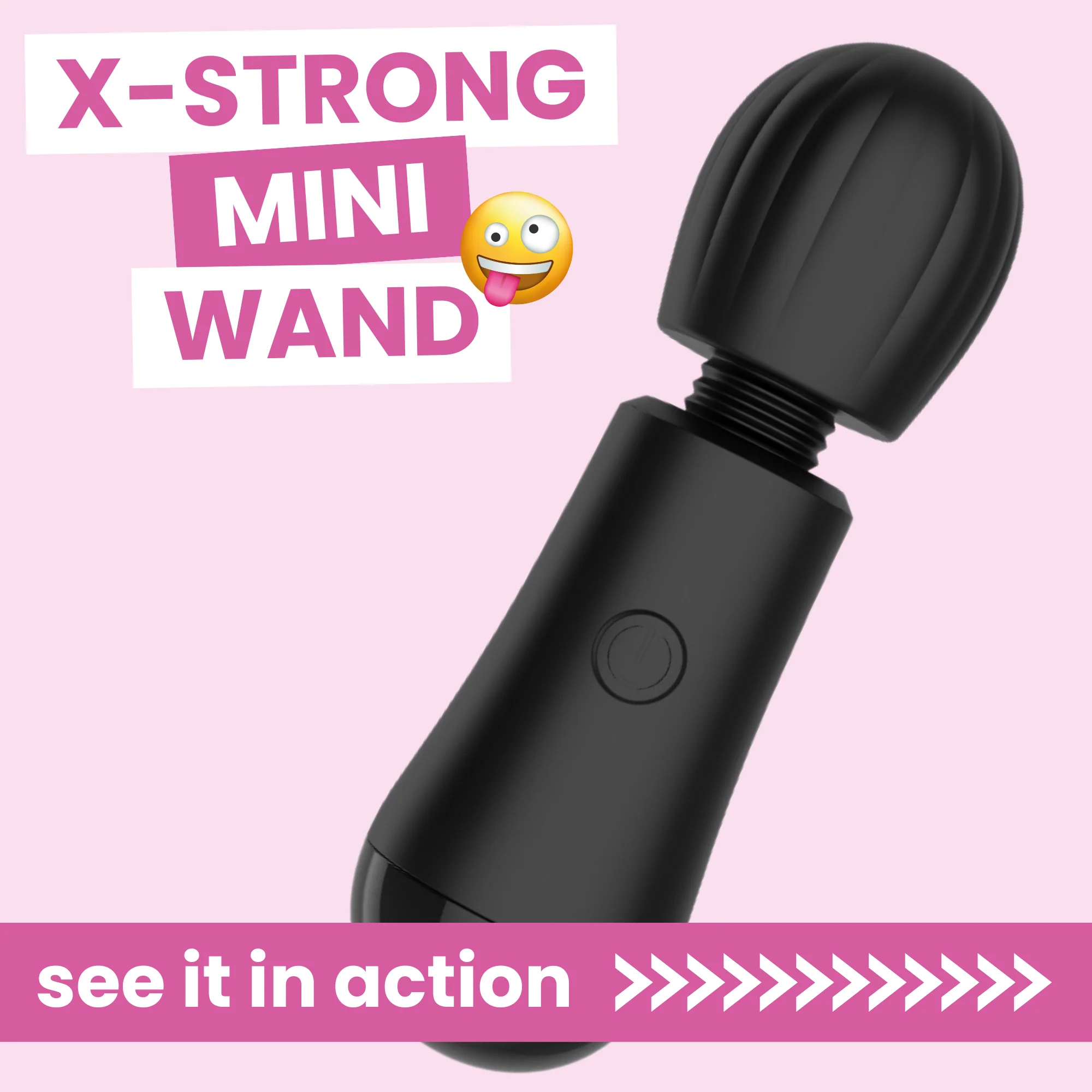 BEM Mini Silicone Wand Massager
