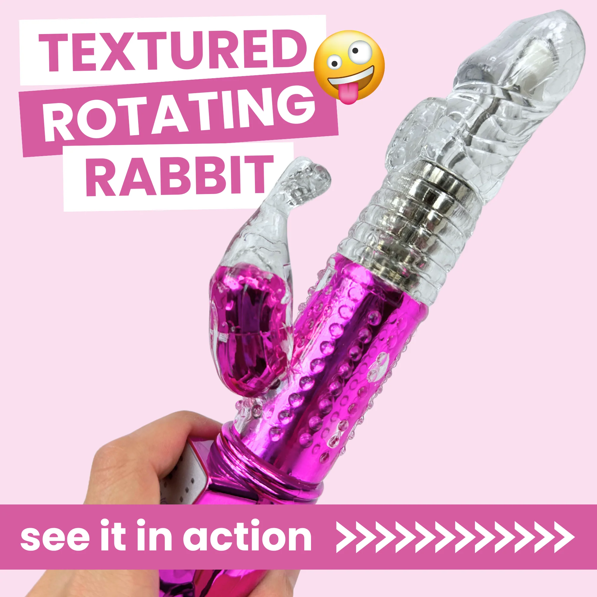 Rotating Dual-Action Vibrator