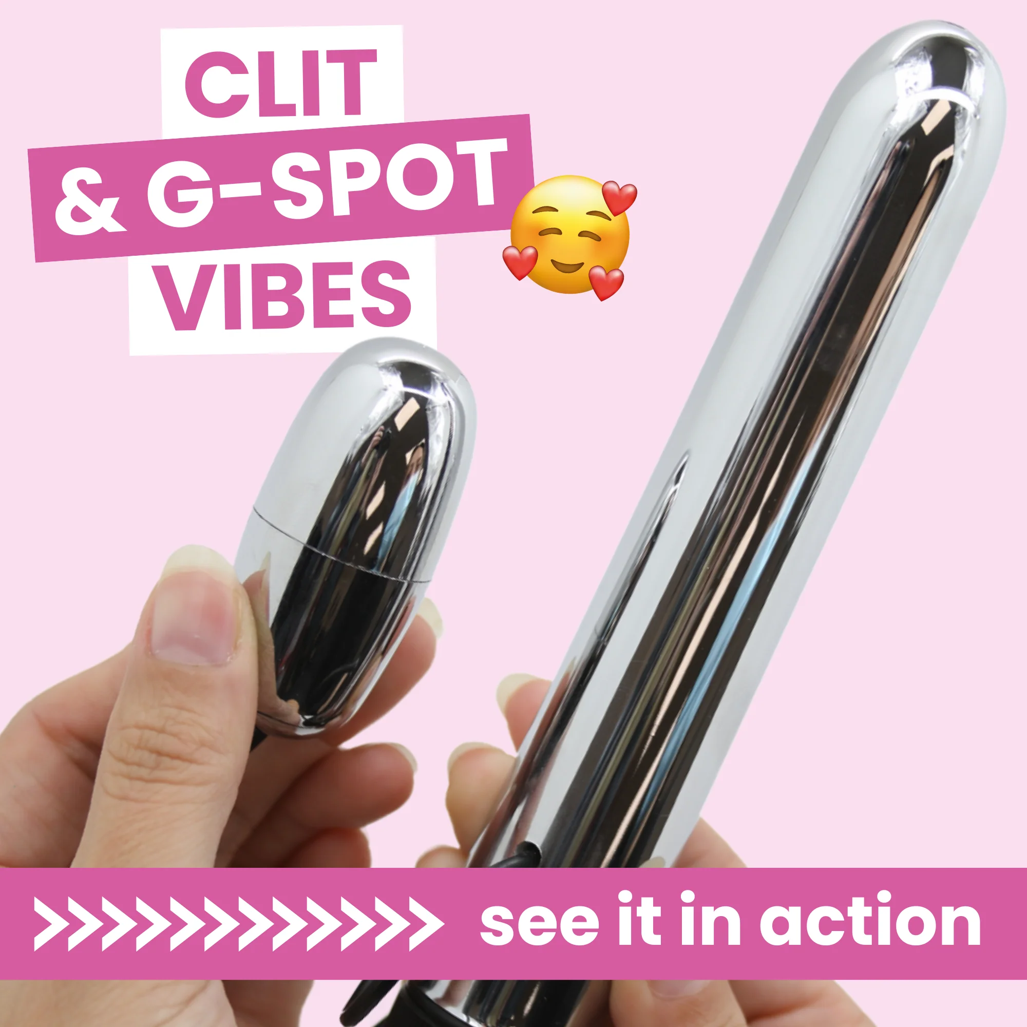 Silver Power Vibe & Clit Bullet!