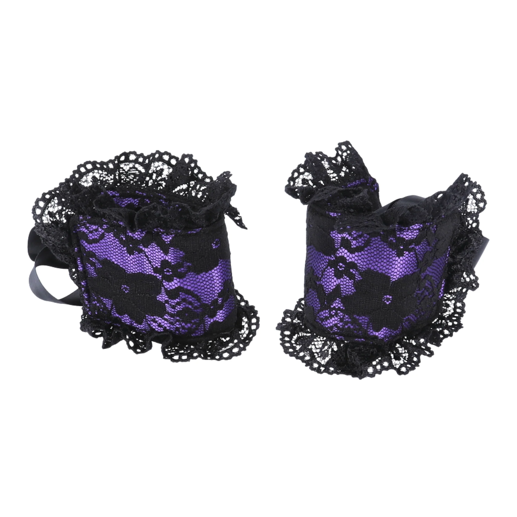 Intimate Bondage Kit For Couples - Silk Lace Blindfold & Cuff Set
