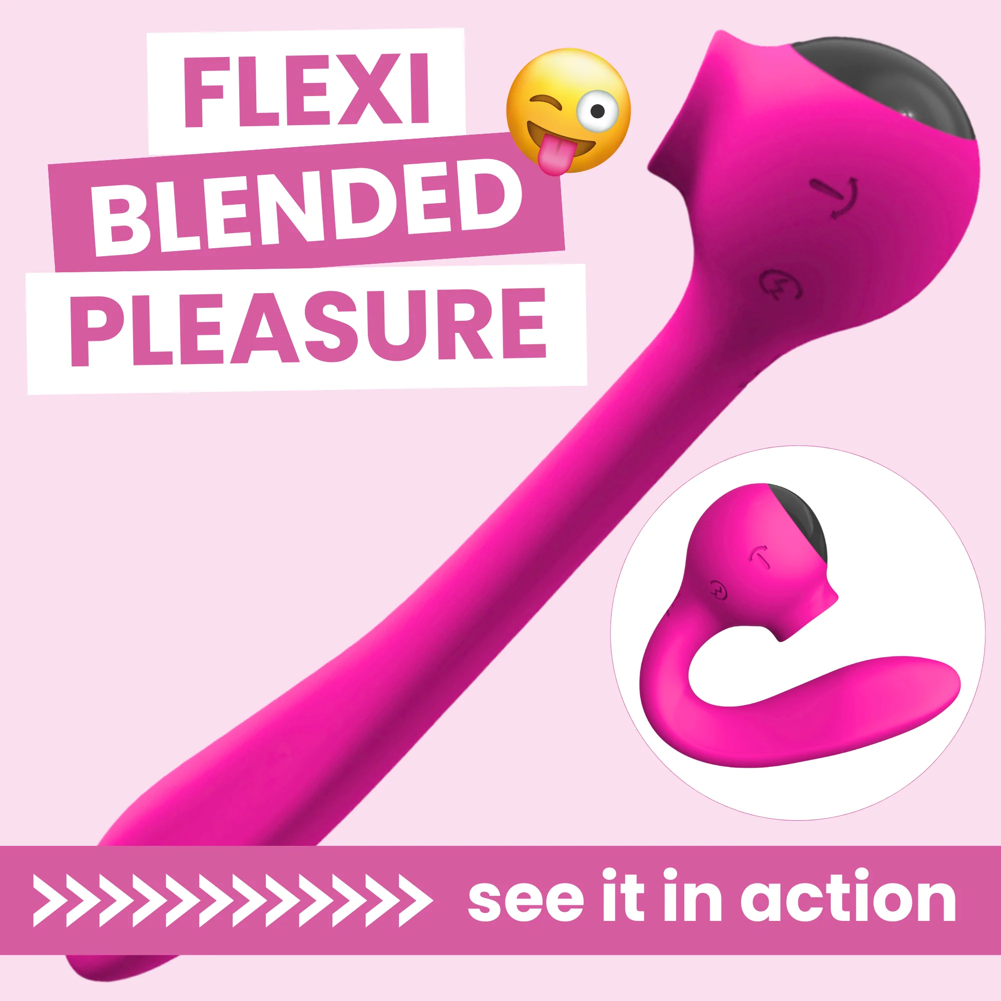 Your Form Bendable Clit Licker Vibrator