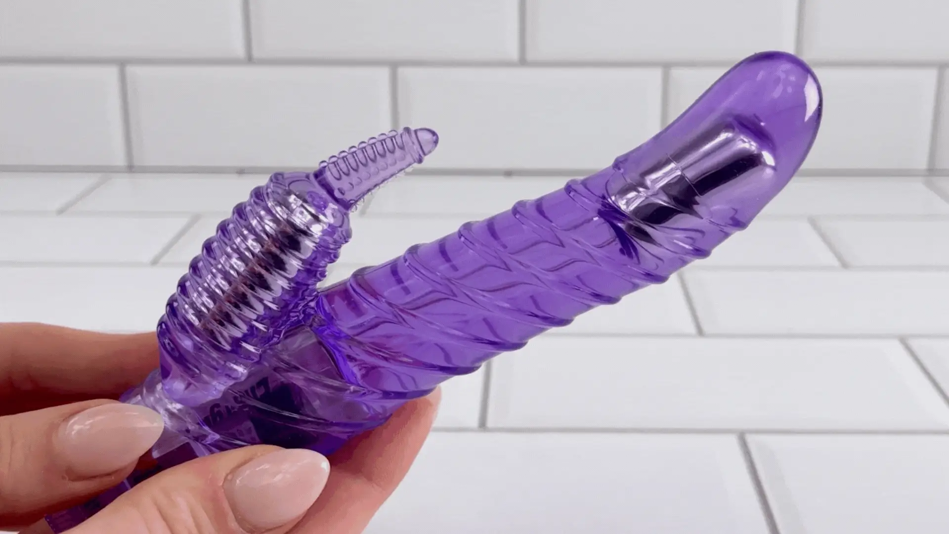 Ringed Bath-Time Dual-Action Vibe - Have Better Orgasms In The Shower!