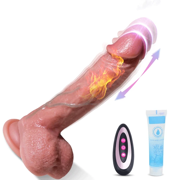 Pro-Bang Sex Machine – Realistic Thrusting Dildo, Heating, Pussy Rubbing & Remote Control