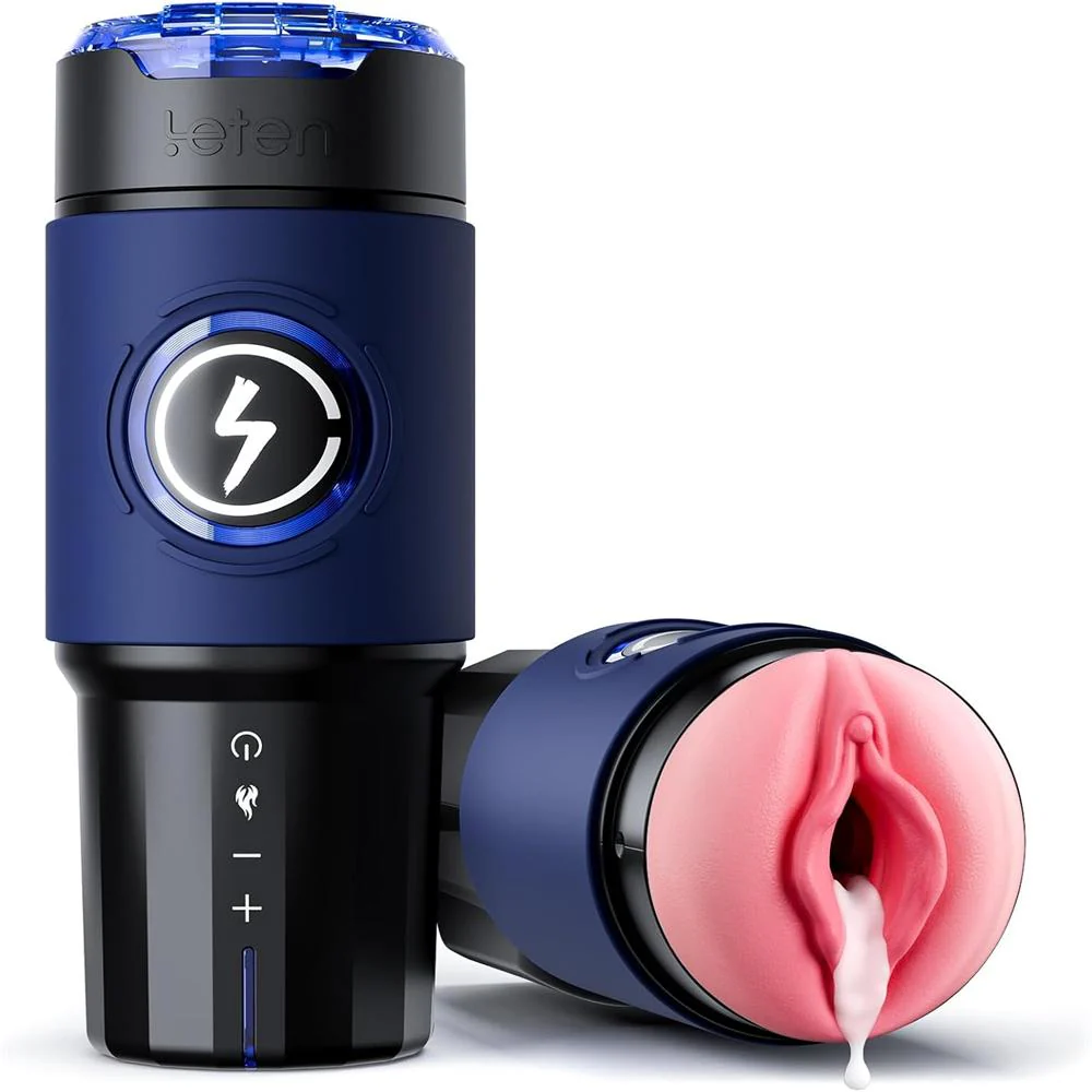 Pulsating Cumshots Thrusting Male Stroker with Heating Realistic Warmth Masturbation, 5-Speed Smooth Motion Blowjob