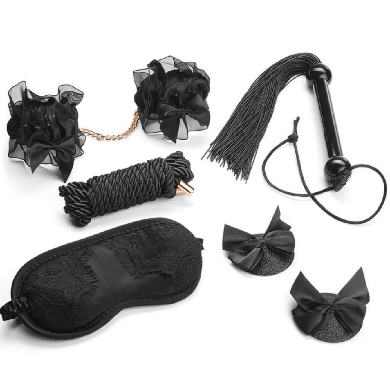 5 Piece Bondage Kit For Kinky Couples
