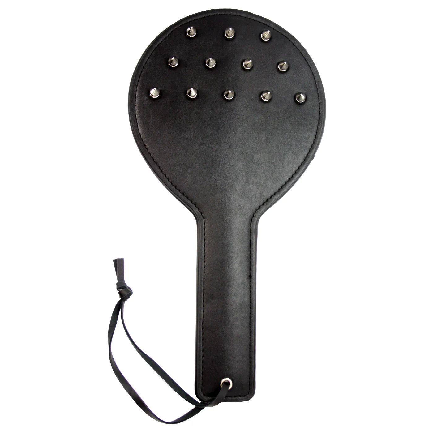 Leather Spiked Spanking Paddle For Kinky Couples