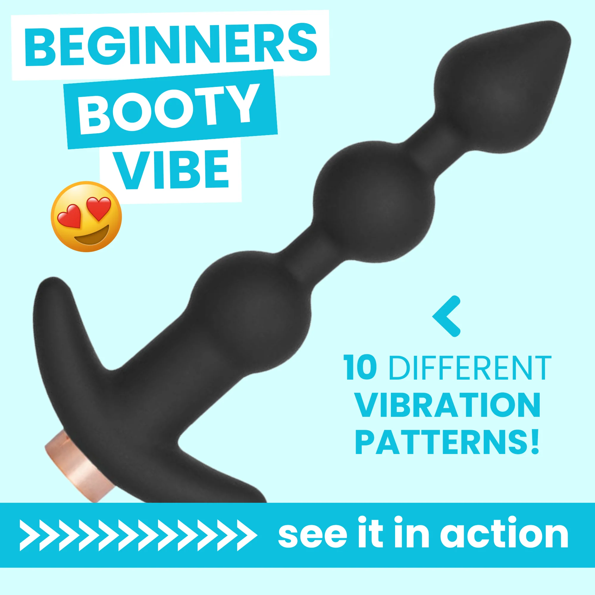 Macio Silicone Beaded Anal Vibrator Plug