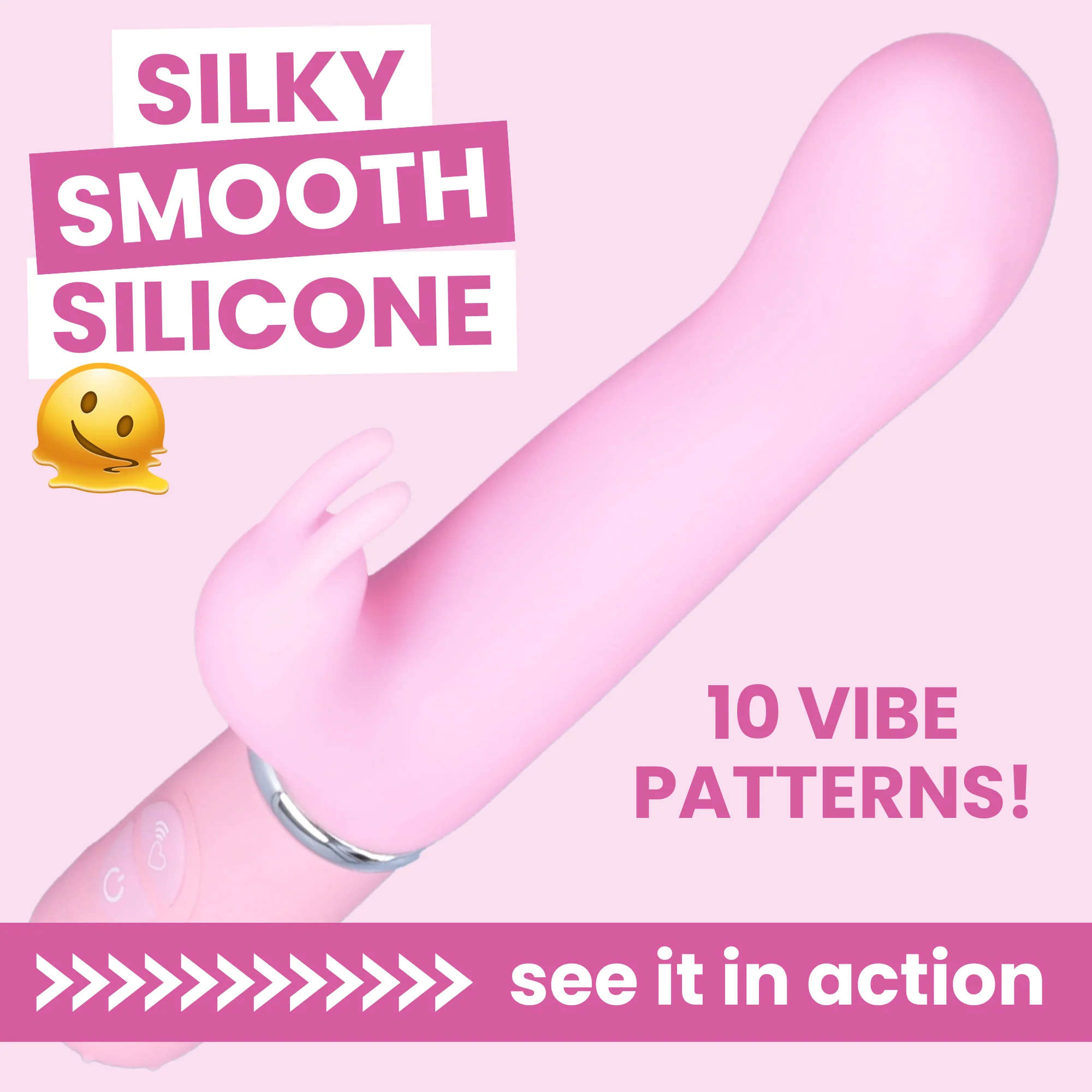 First Time Rabbit Silicone Vibrator