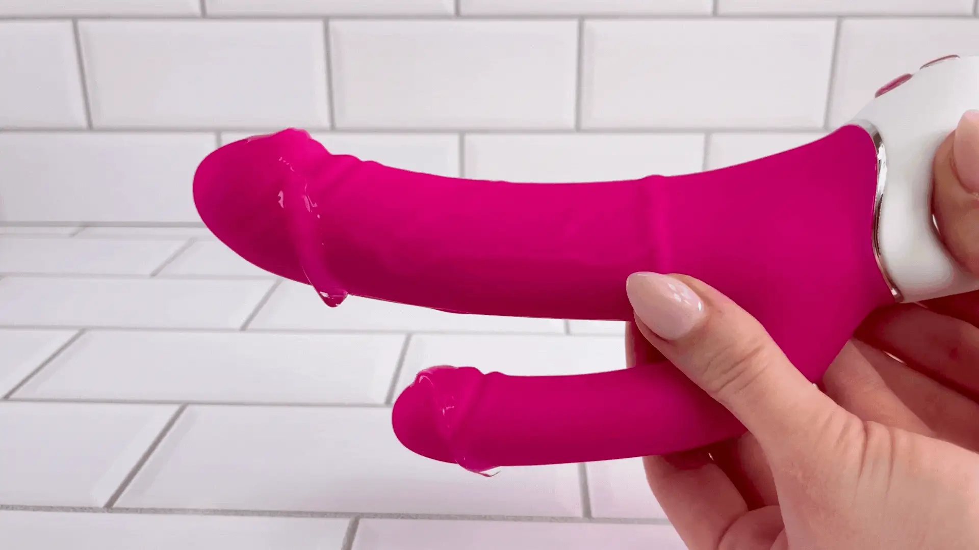 Waterproof Silicone Double Penetrating Vibe - Dual Motors!