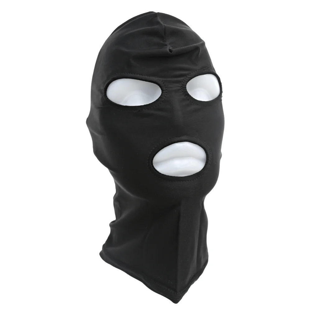Fetish Open Mouth & Eye Bondage Hood Head Mask (2 Styles Available!)