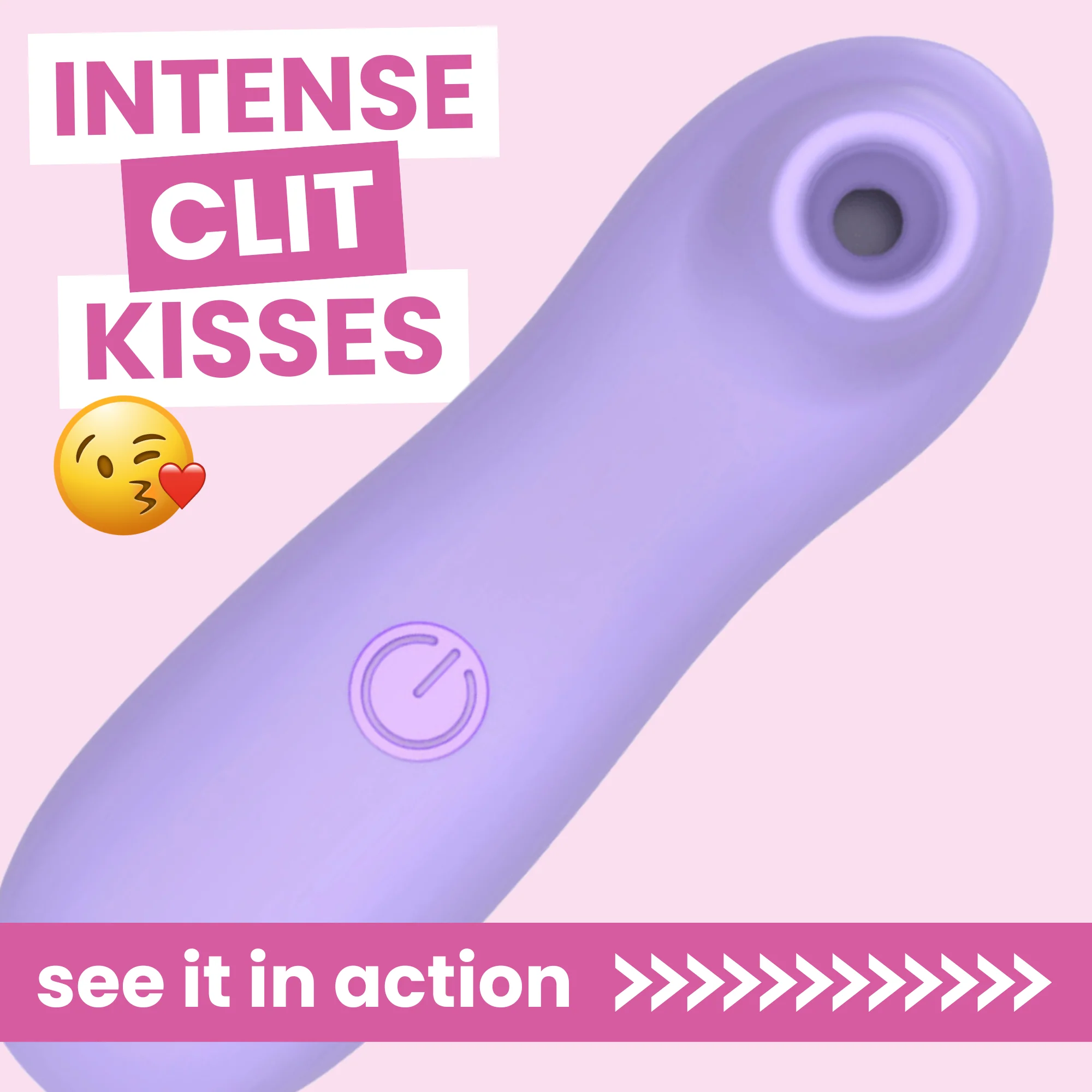 Lavender Air Pulse Clitoral Stimulator