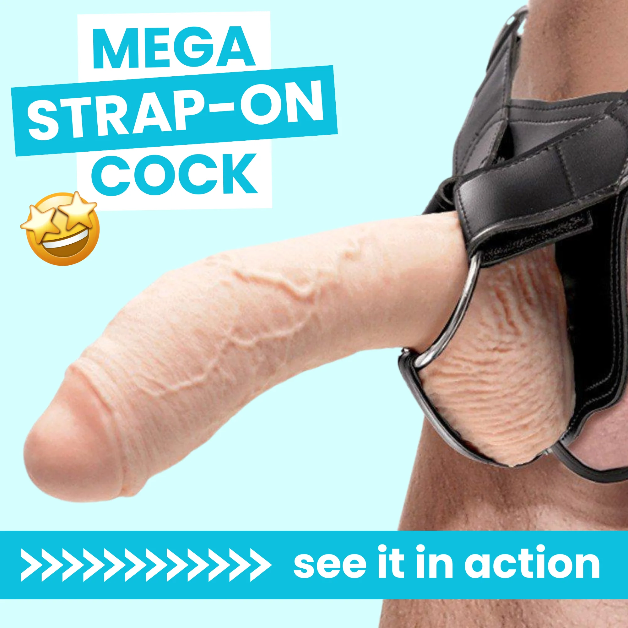 Extreme EXTRA-Large Hollow Strap-On