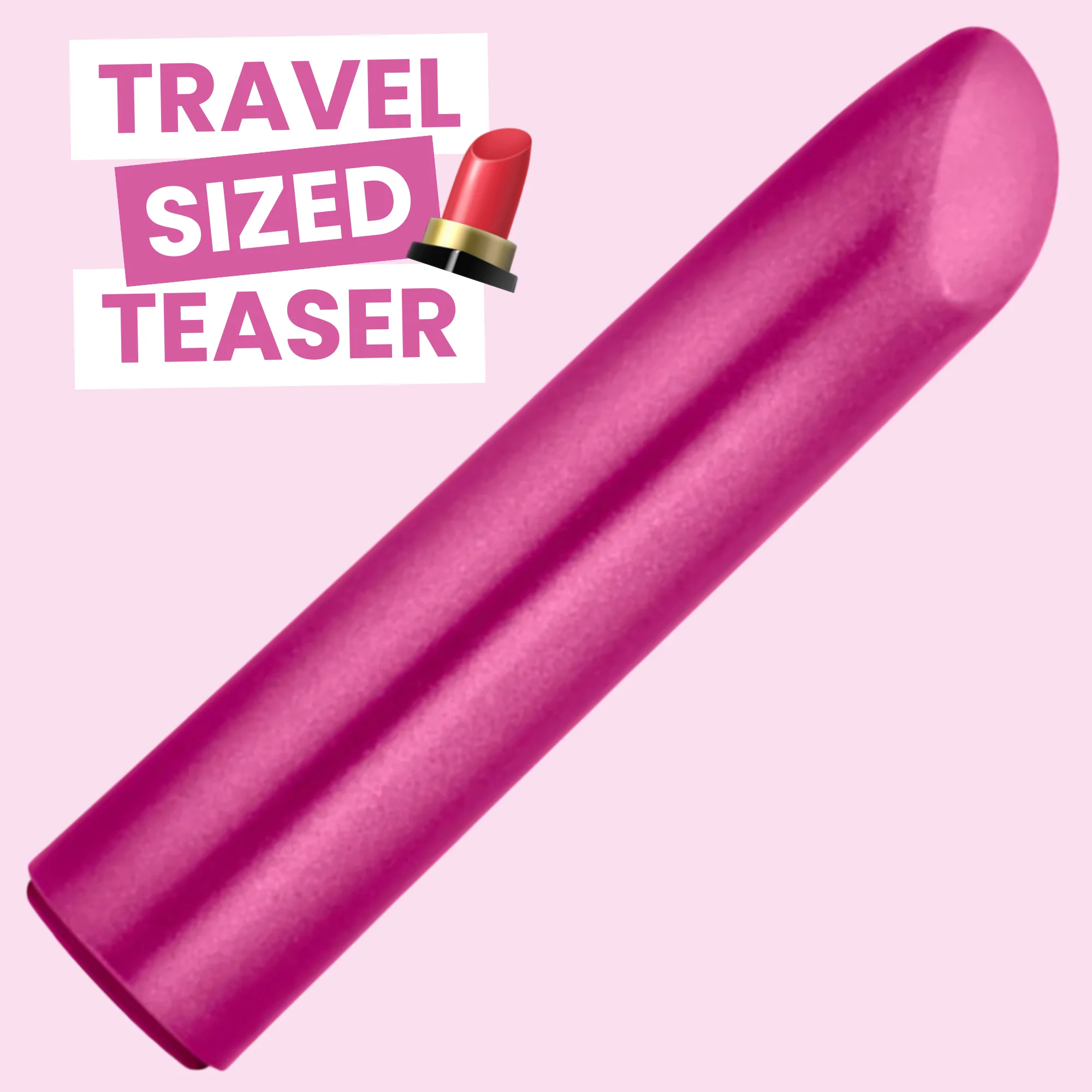 Exposed Rechargeable Lipstick Bullet Vibrator