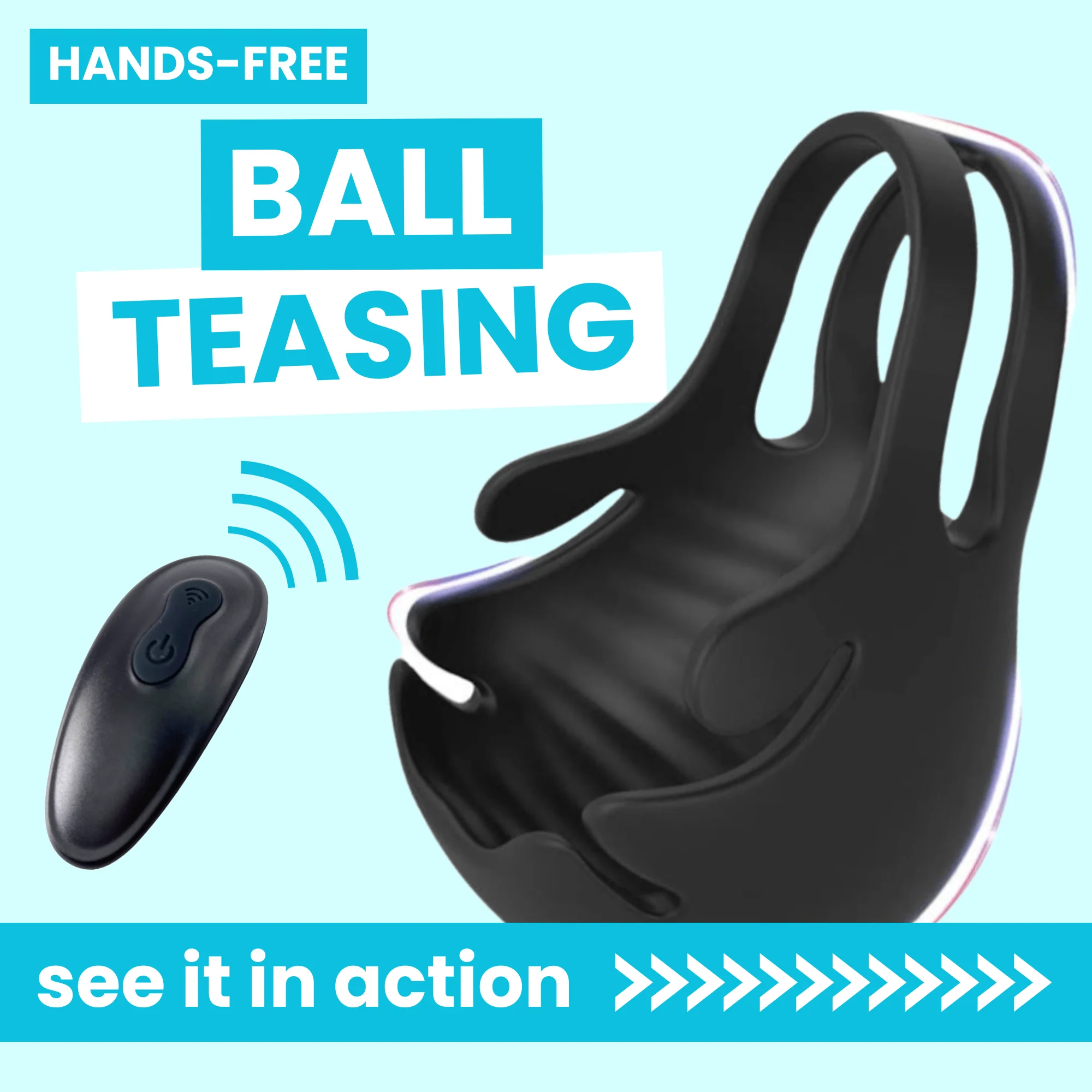 Sila Cock Ring & Vibrating Ball Sack Massager - From Quick Finishes To Lasting Longer!