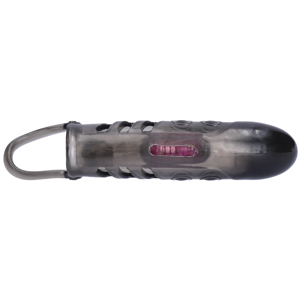 Dual Stimulation Rabbit Style Penis Extender - Increases Length By 1 Inch!