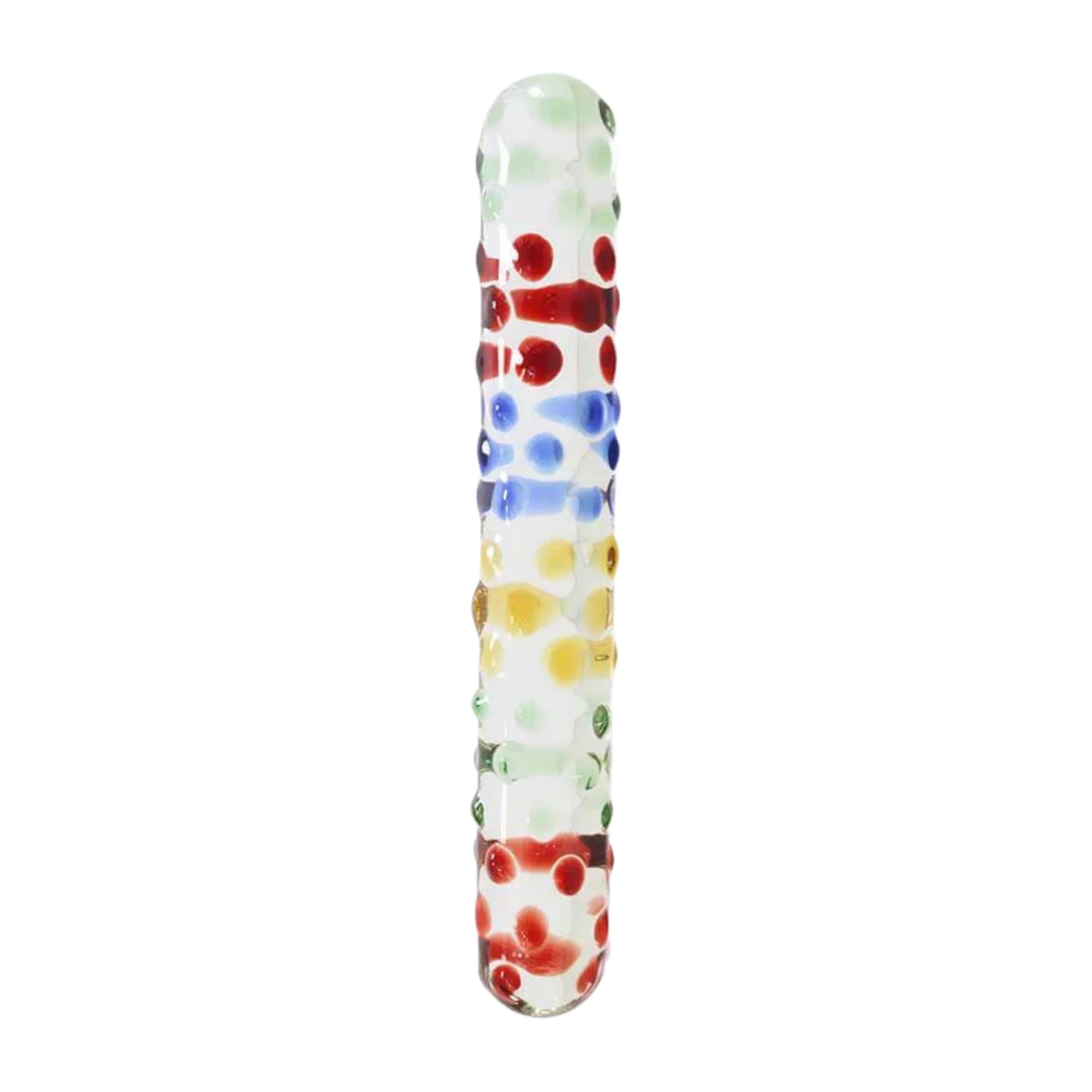 Iris Indulgence Smooth Nubby Glass G-Spot Dildo