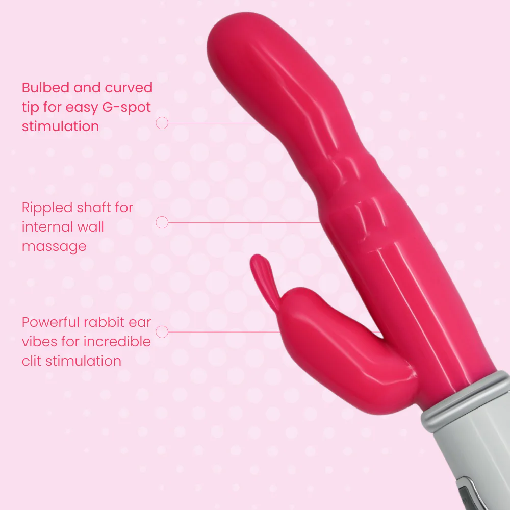 Dual-Action Power Rabbit Vibrator