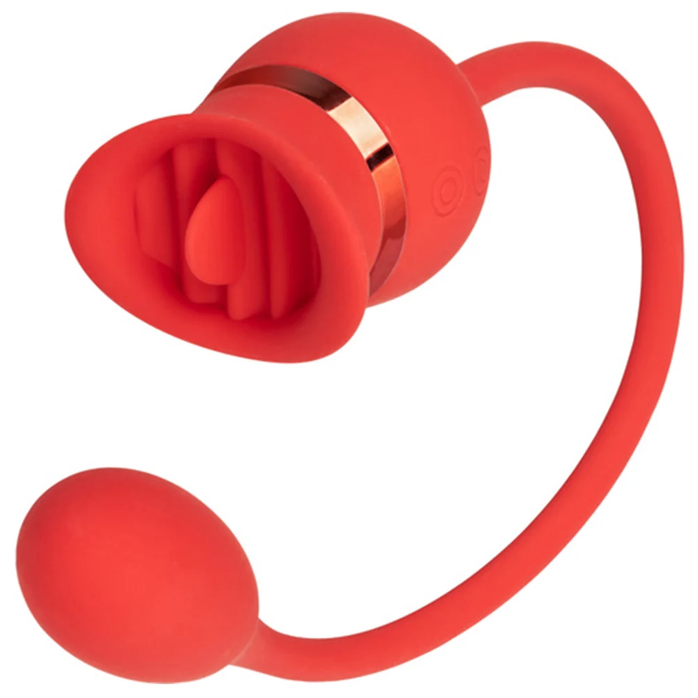 French Kiss Casanova Clit Stimulator - (2 in 1 Tongue & Bullet Vibrator!)