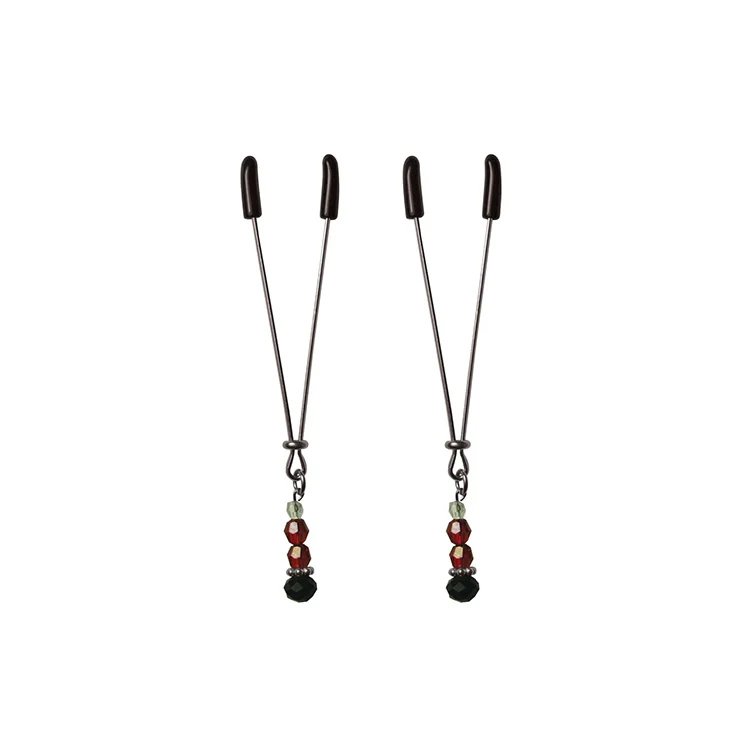 Ruby Black Nipple Clamps