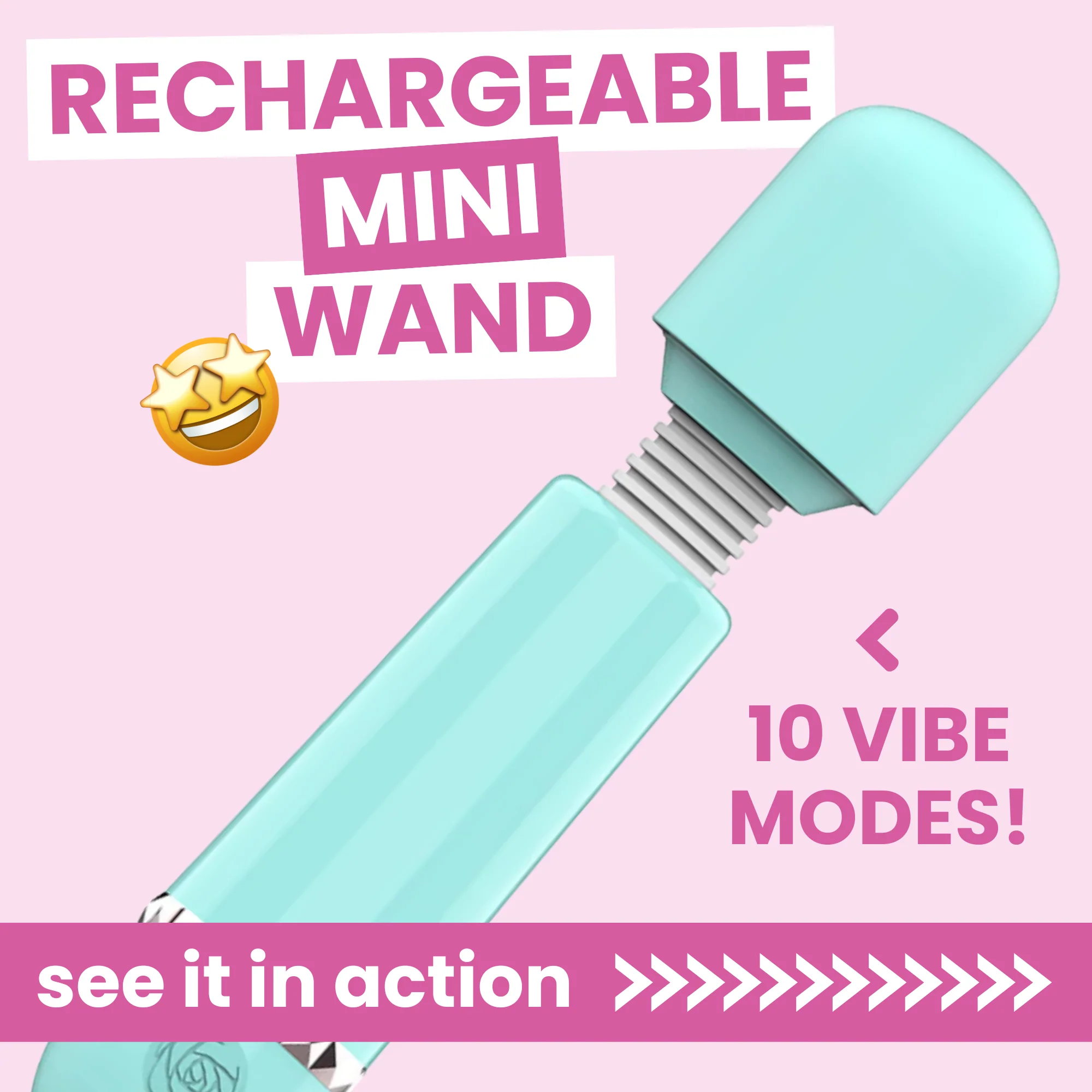 Rechargeable Handheld Mini Wand Massager