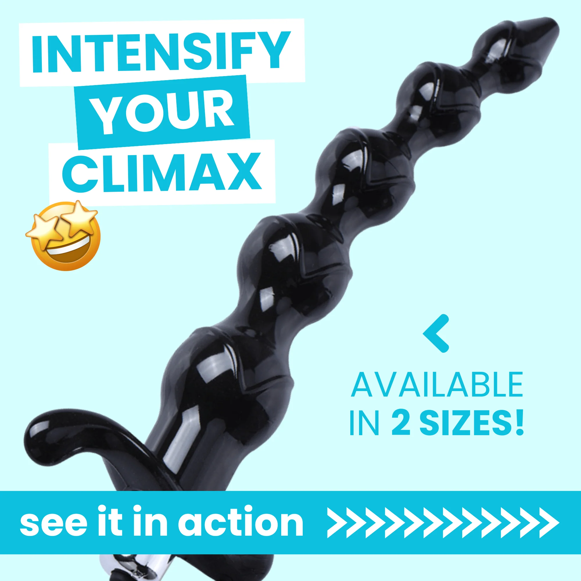 Vibrating Jelly Anal Beads