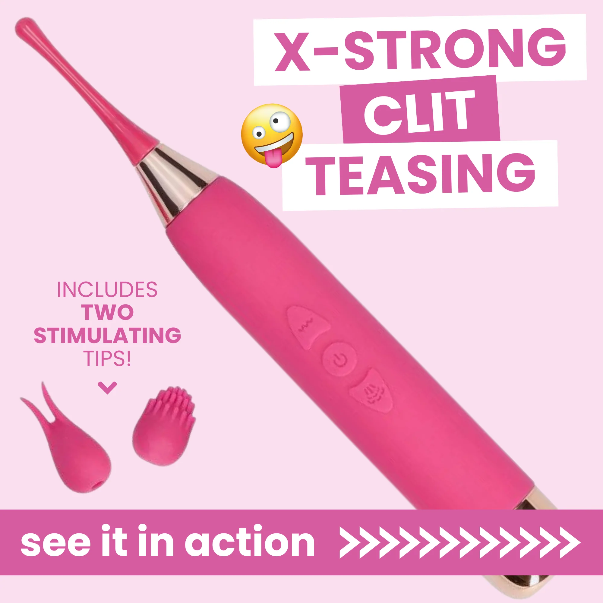 Pinpoint Clit Vibe For Faster, Stronger, More Intense Orgasms!