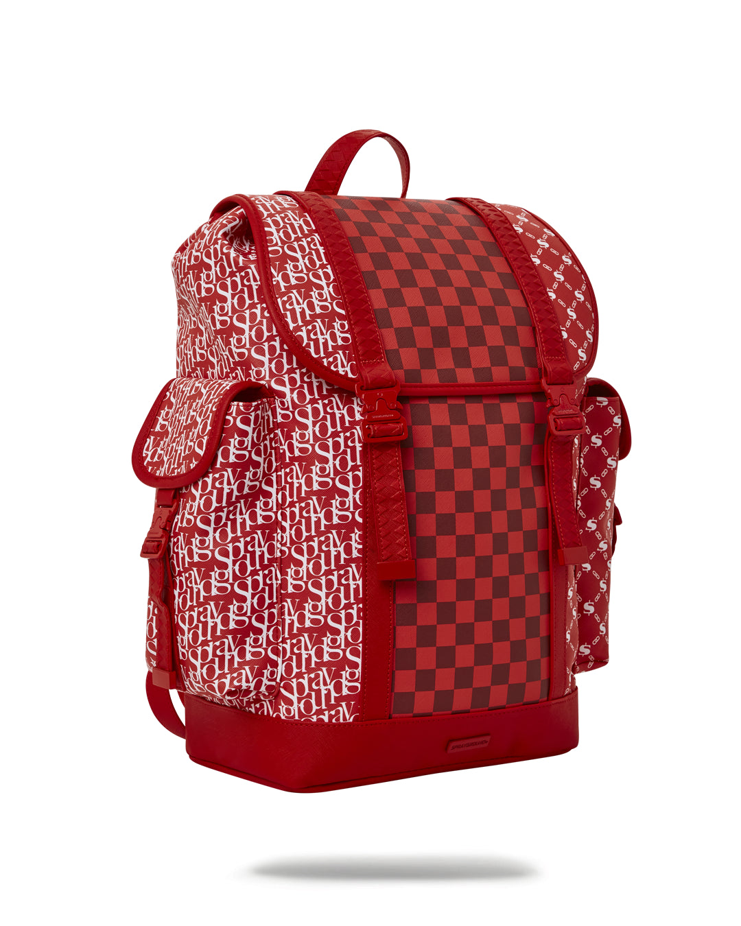 Tri Split Red Monte Carlo Backpack  910b4513nsz