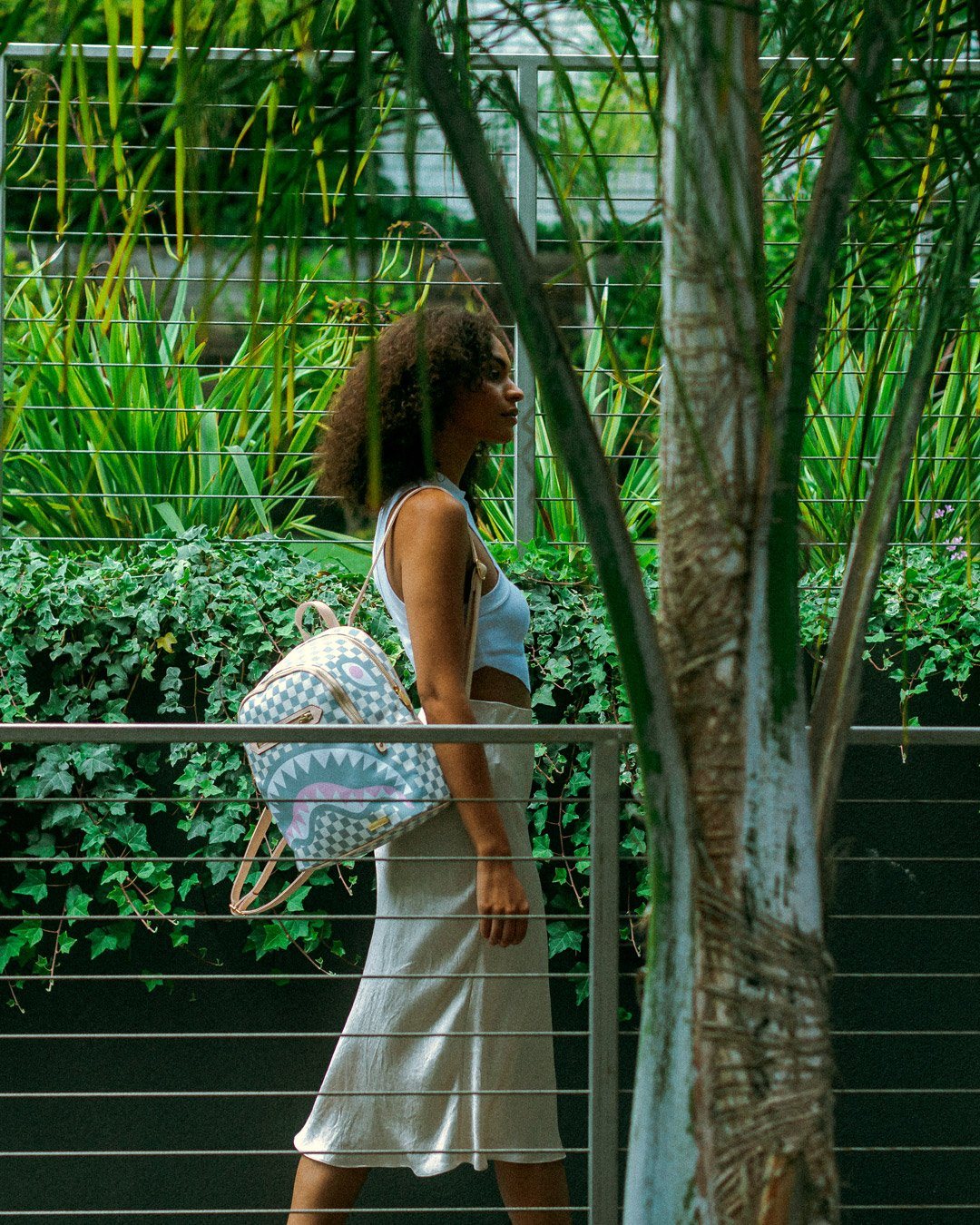 Sprayground Backpack ROSE ALL DAY LA PALAIS SAVAGE White