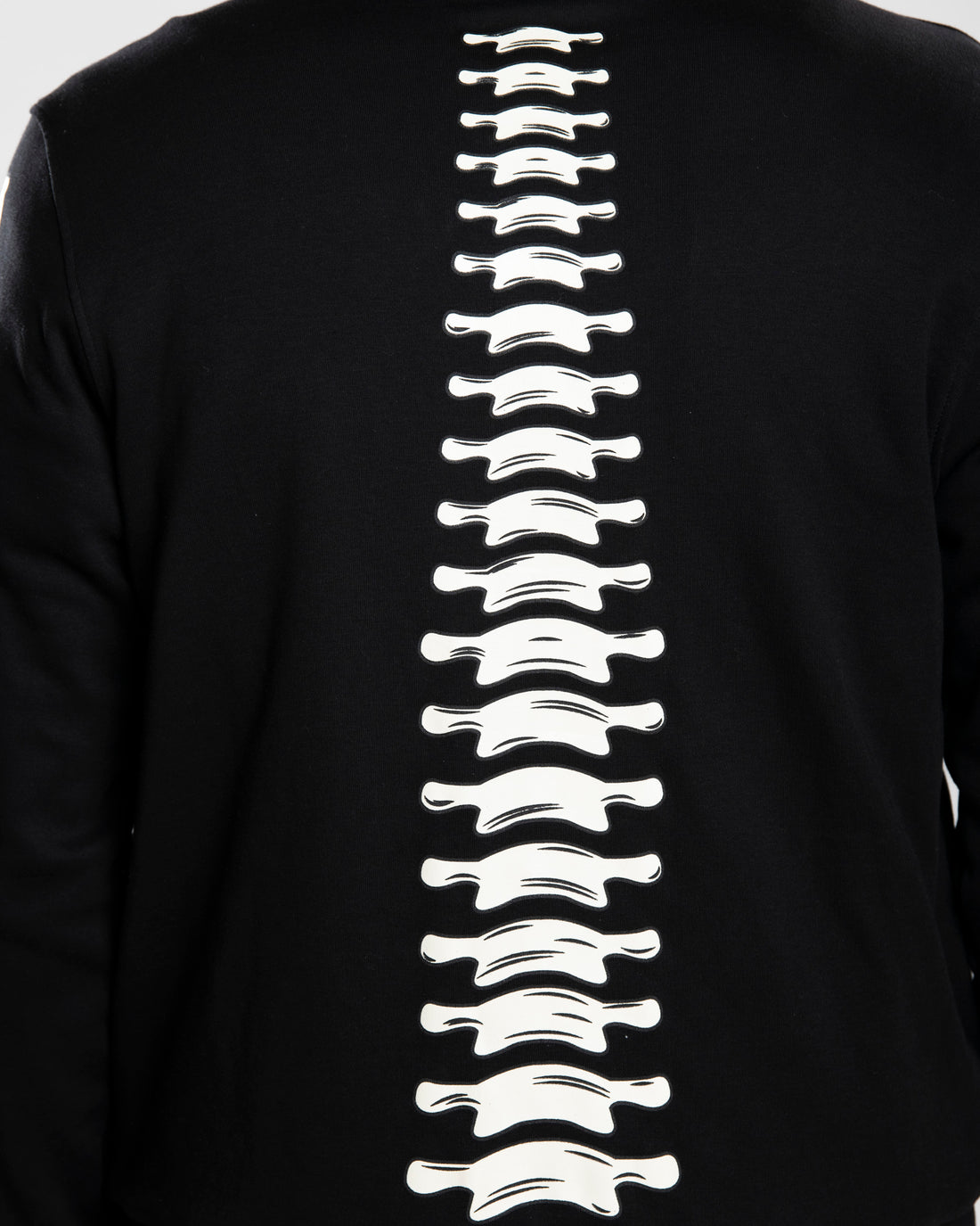 GLOW IN THE DARK SHARK BONE DOUBLE FULL-ZIP