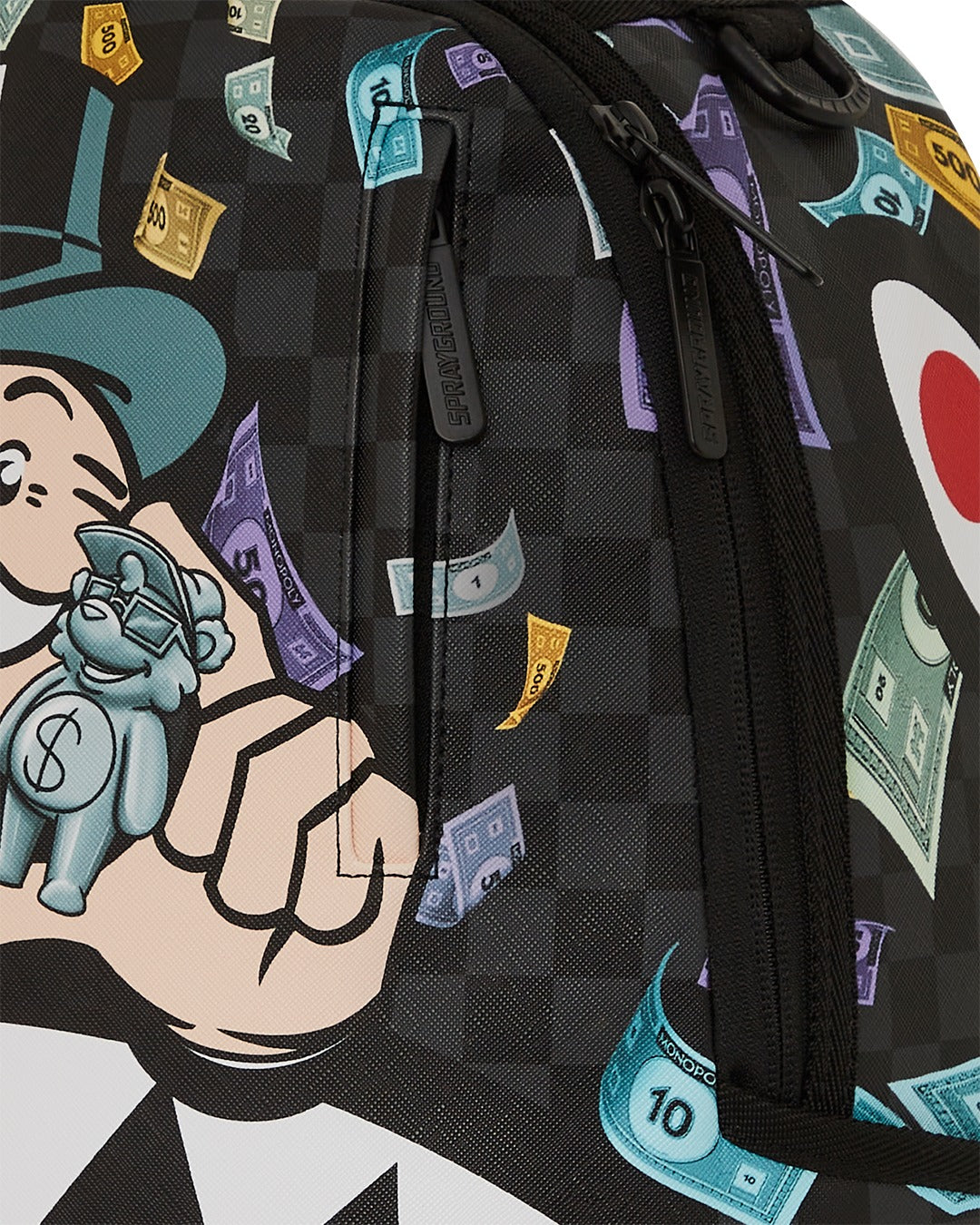MONOPOLY X SPRAYGROUND CHARACTERS DLXSV BACKPACK