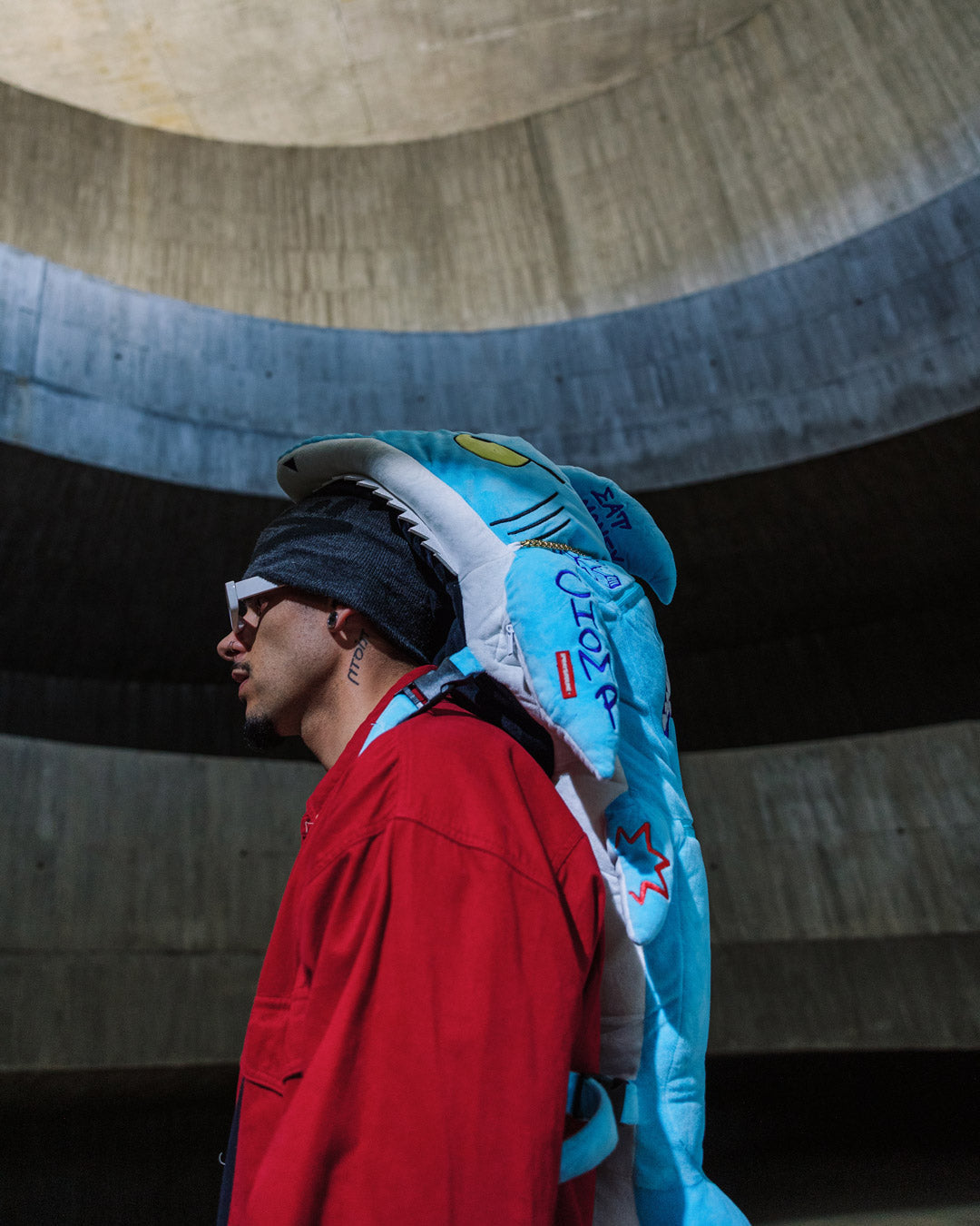 SHARK PLUSH BACKPACK