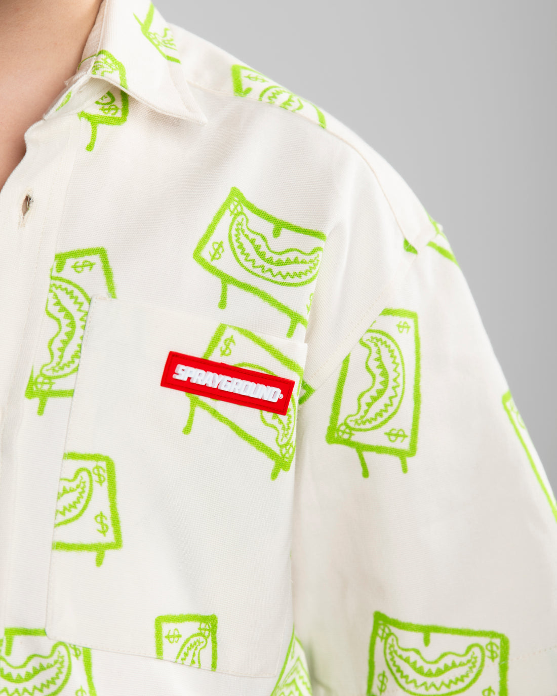 SLIMER DRIPPING ORGANIC COTTON SHIRT