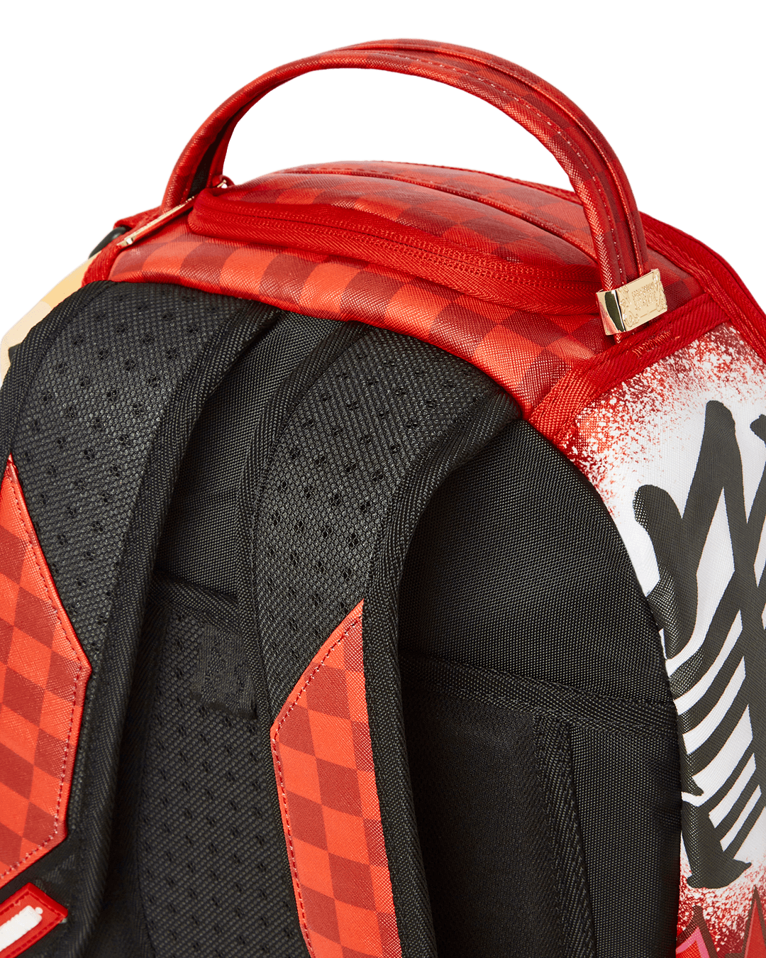Sprayground Backpack DBZ ON THE RUN RED CHECK Red