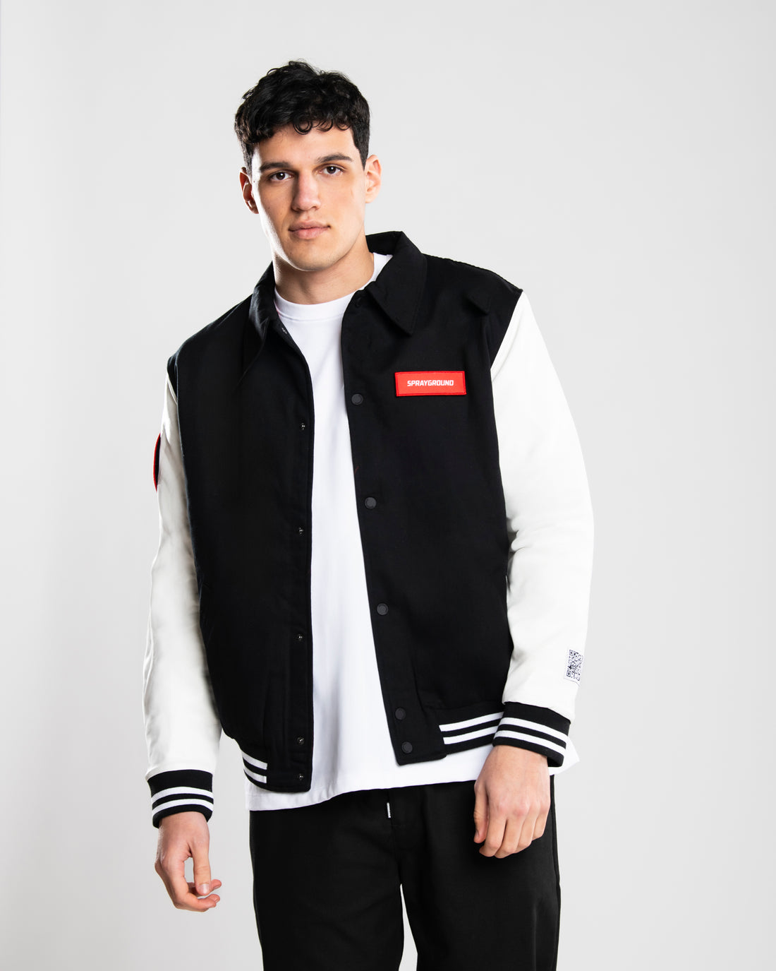 DETACH AND STICK IT VARSITY JACKET