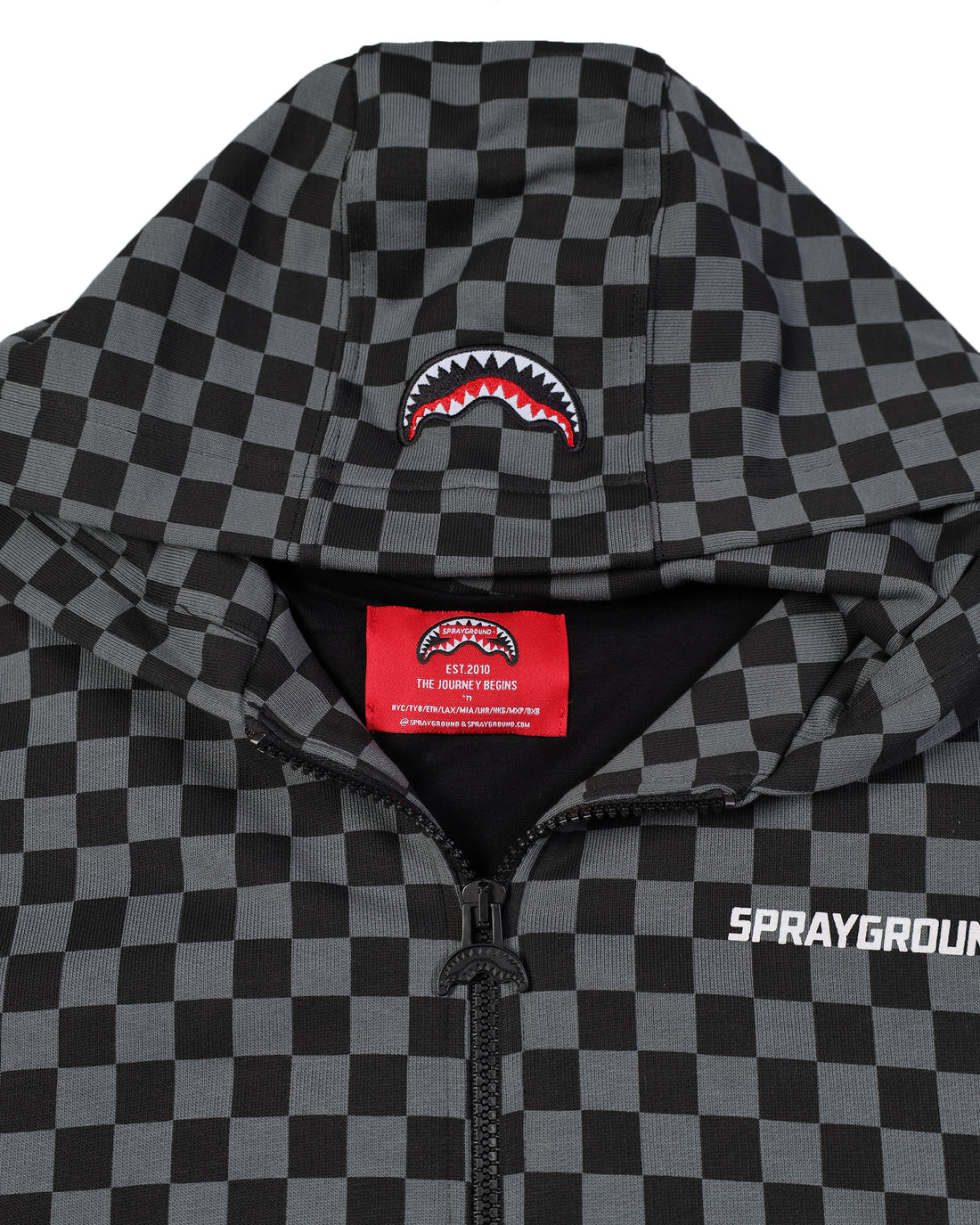 SPLATTER BUNNY OVER FULL ZIP