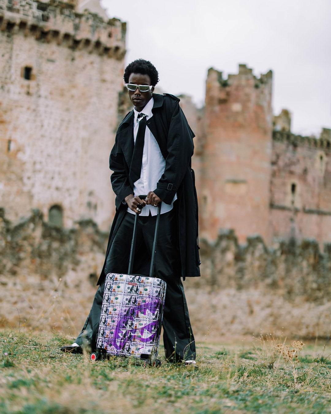 Money Splat Hard Shell Carry-on Luggage