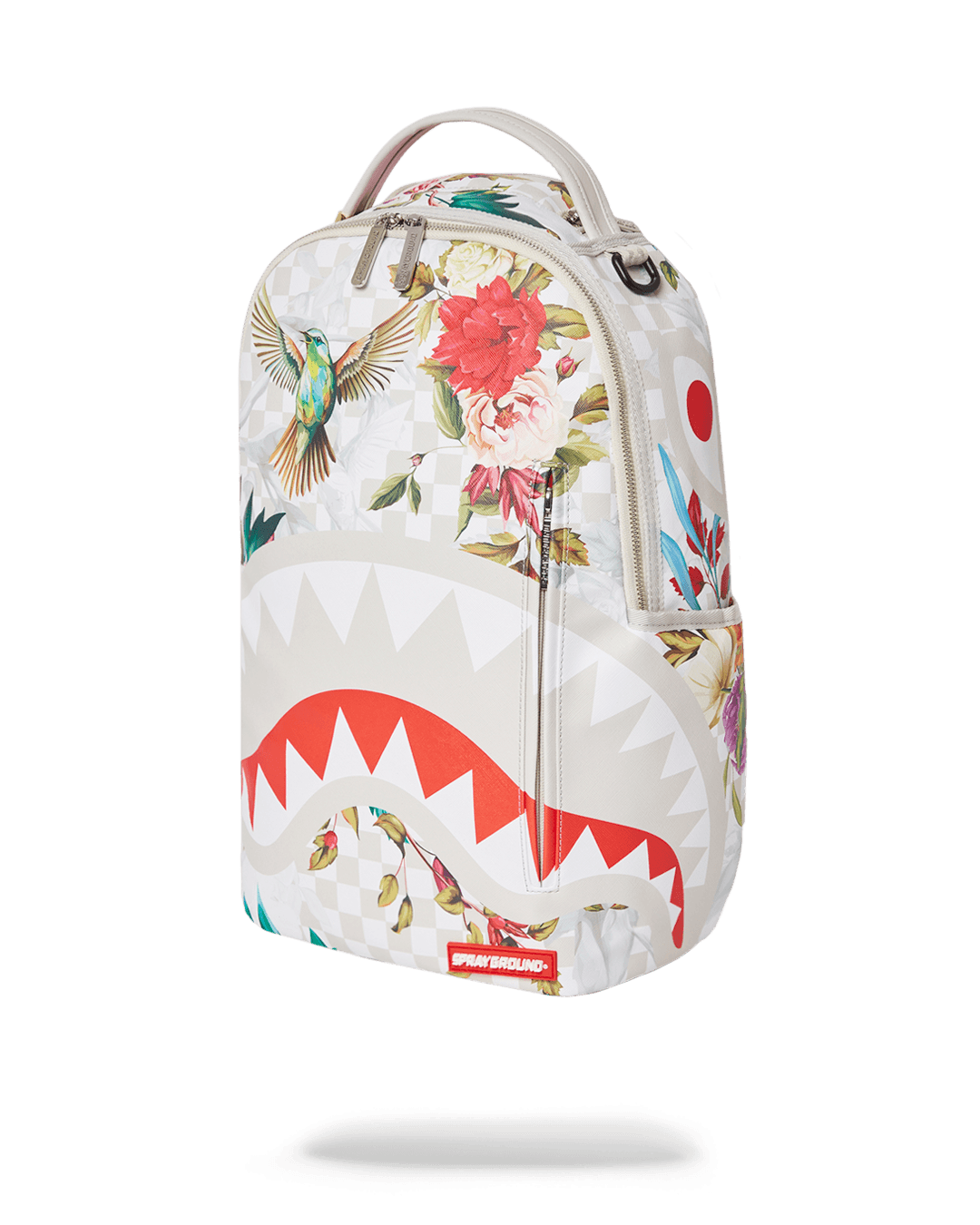 Sprayground Backpack IN THE GARDEN BACKPACK White