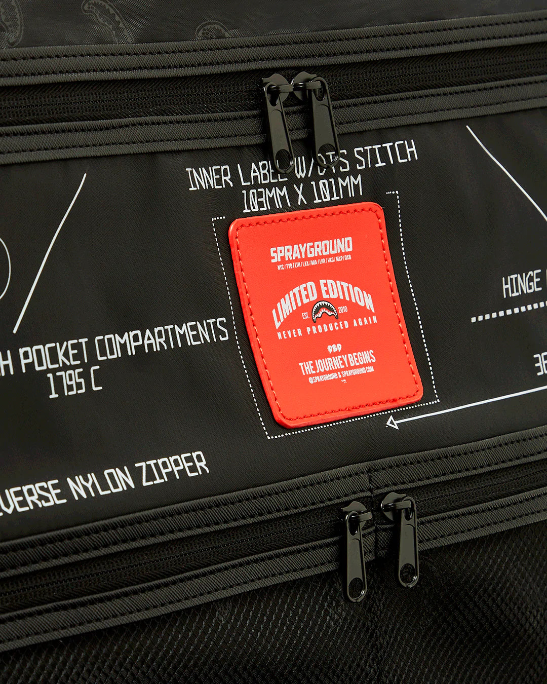 Reverse Technical Cut And Sew Luggage