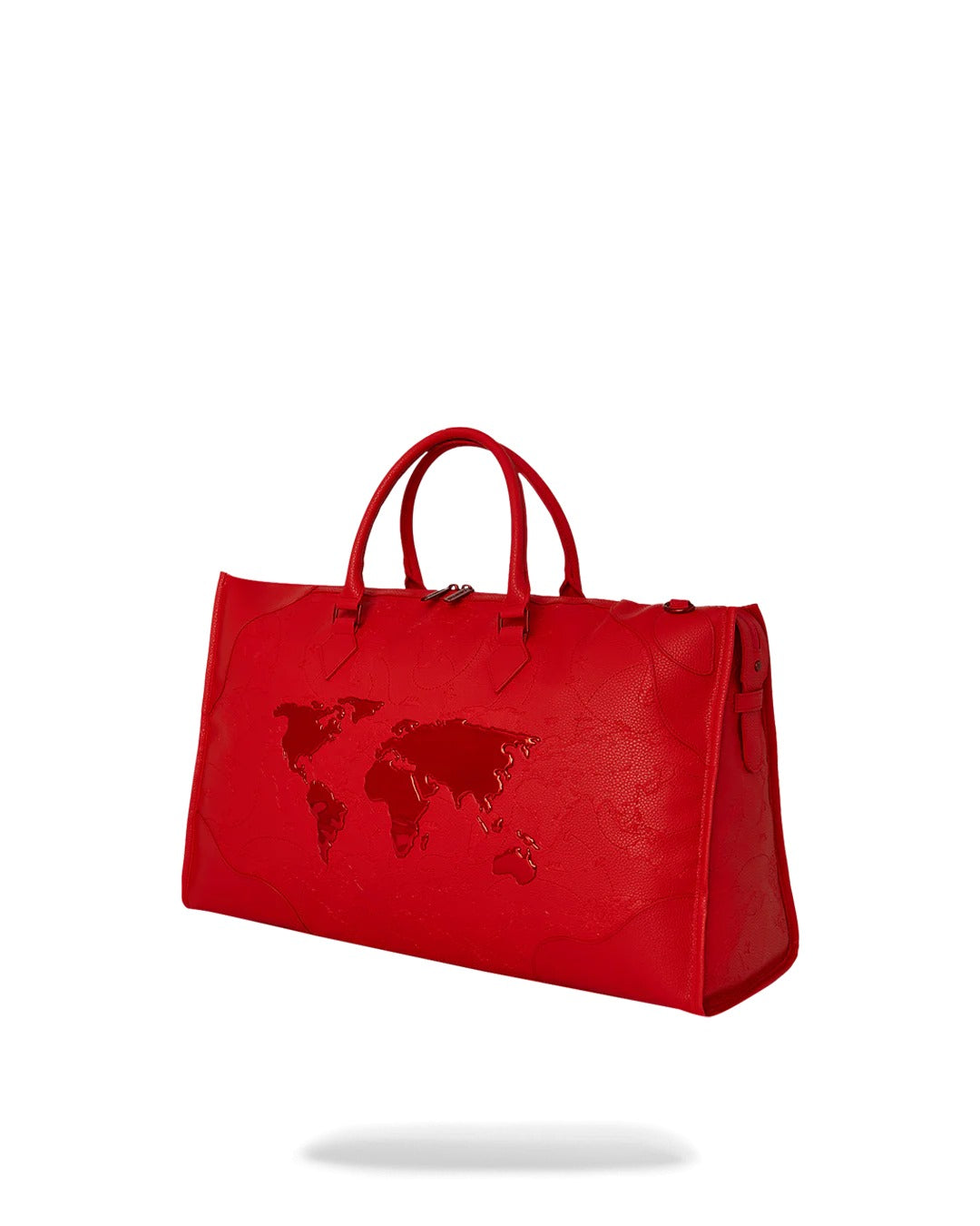 JAMES GLOBAL RED PYRAMID LARGE DUFFLE