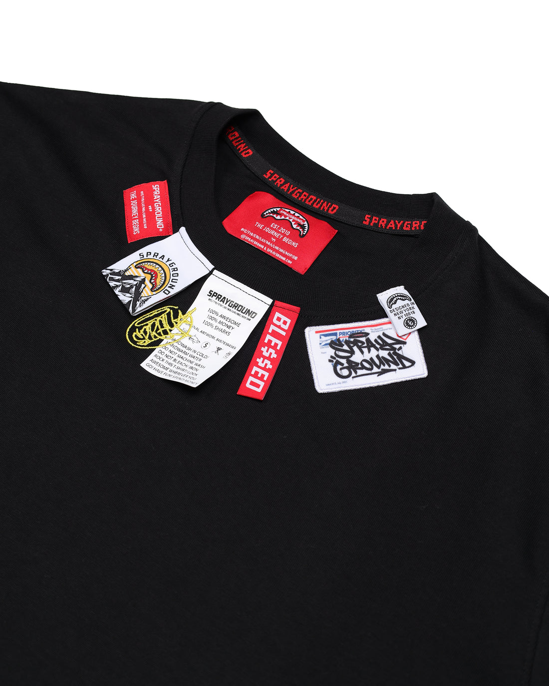 SPRAYGROUND LABEL REGULAR T-SHIRT