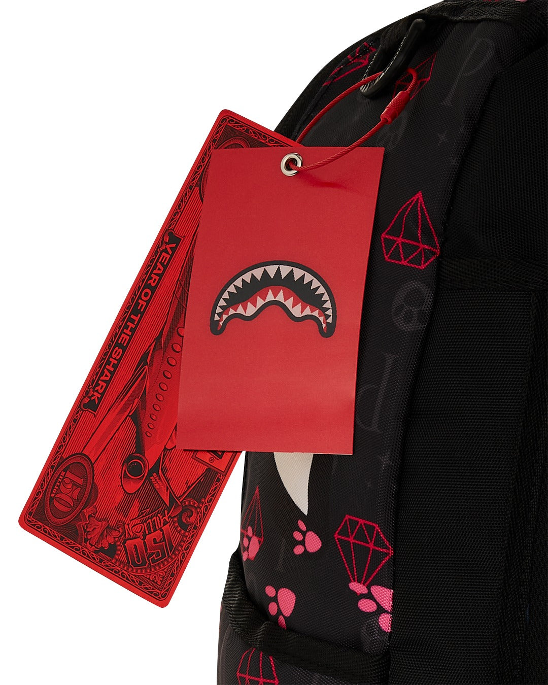 PINK PANTHER PAW PRINTS DLXR BACKPACK
