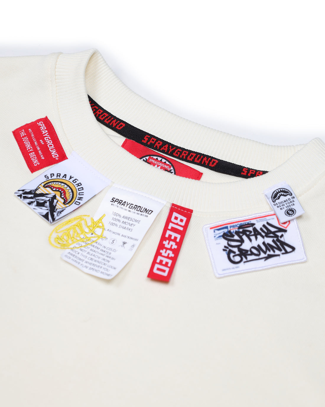 SPRAYGROUND LABEL CREWNECK