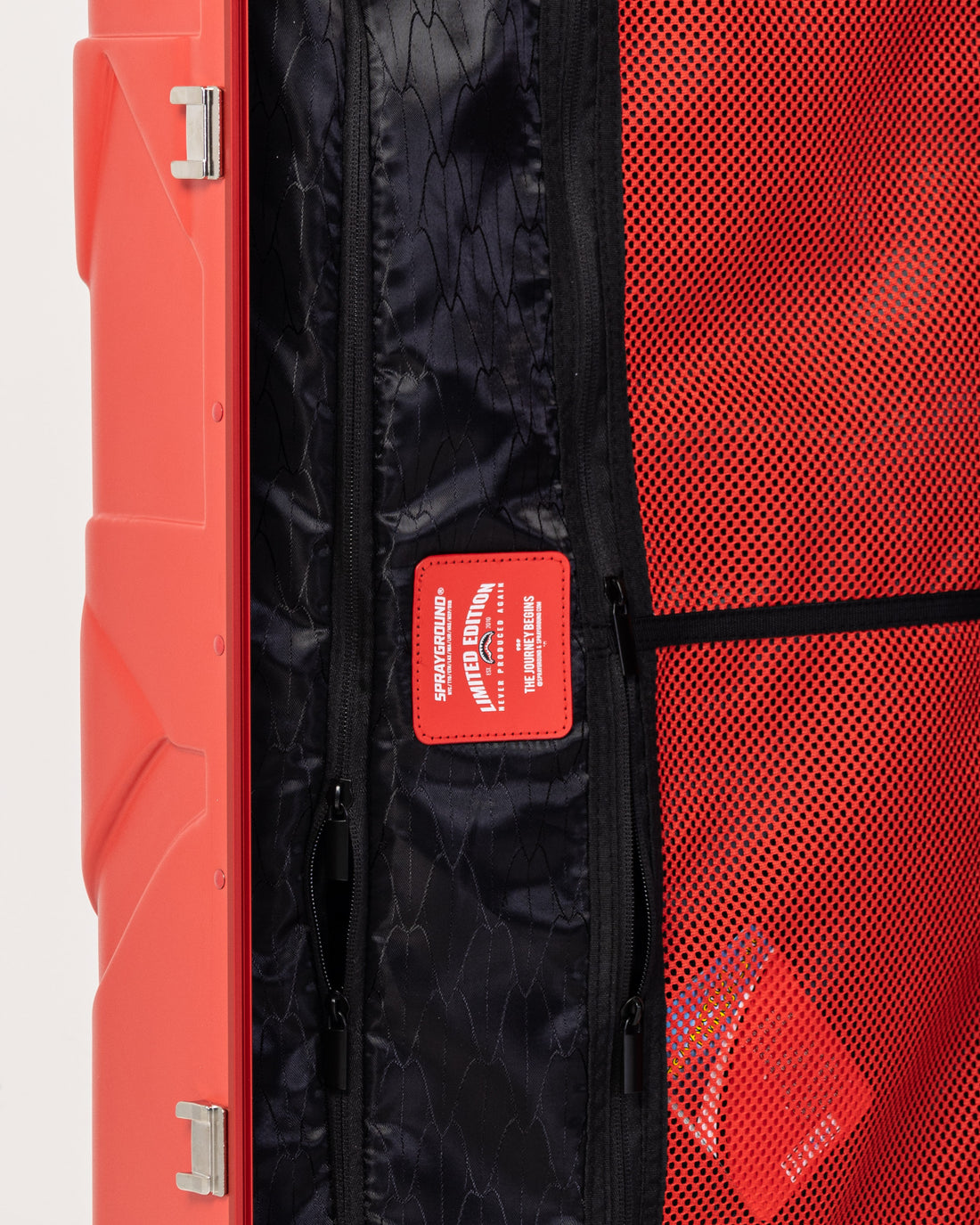Molded Red Shark Mouth Large Luggage