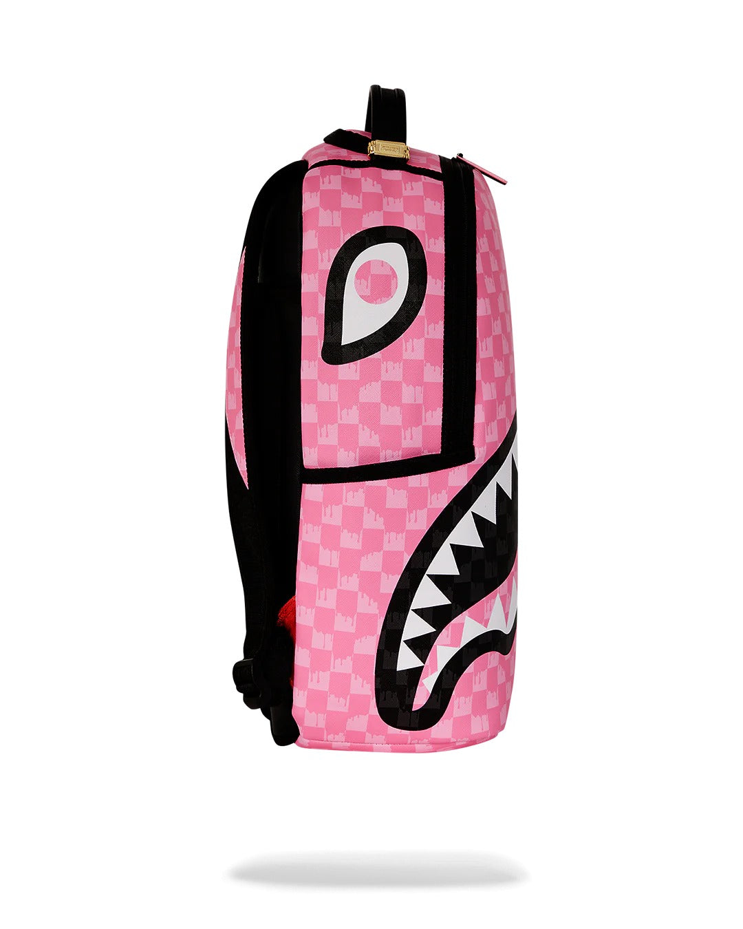 PINK AND BLACK DRIP CHECK DLXSV BACKPACK