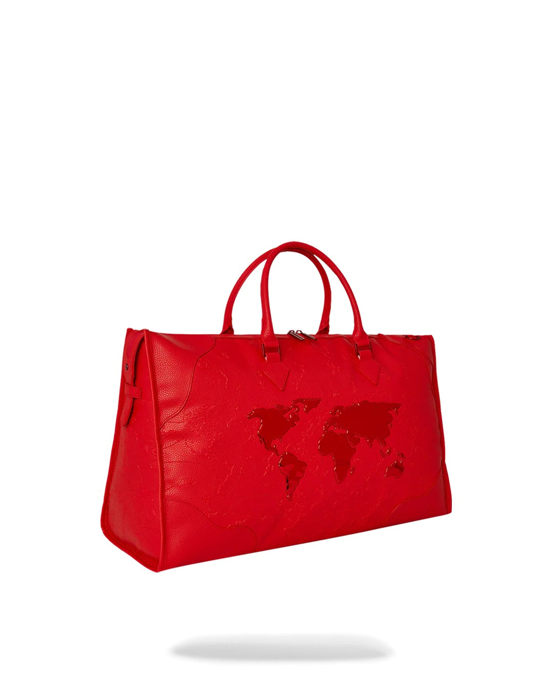 JAMES GLOBAL RED PYRAMID LARGE DUFFLE