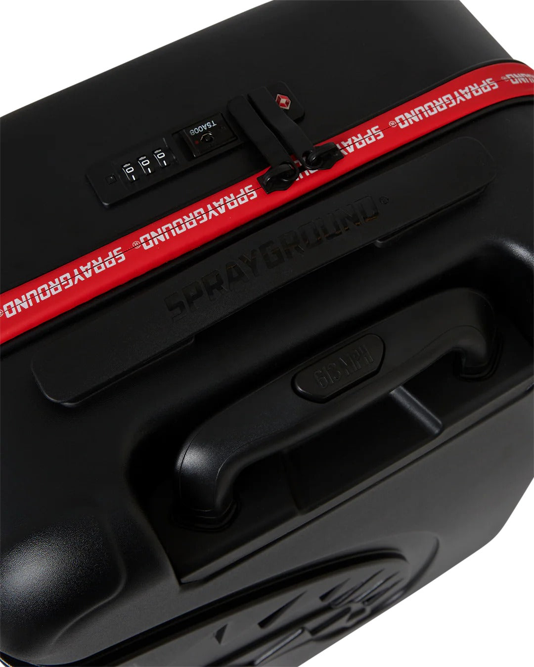 PRINTED ZIPPER SHARK CARRY-ON LUGGAGE