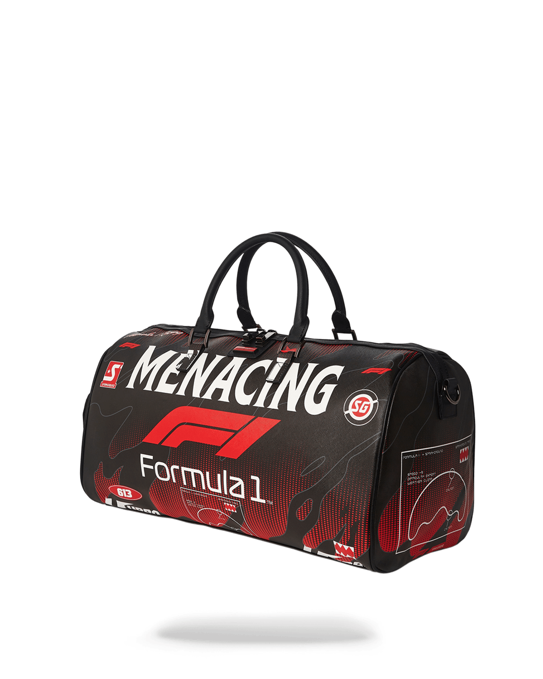 Sprayground Bag FORMULA 1 MENACING DUFFLE Black