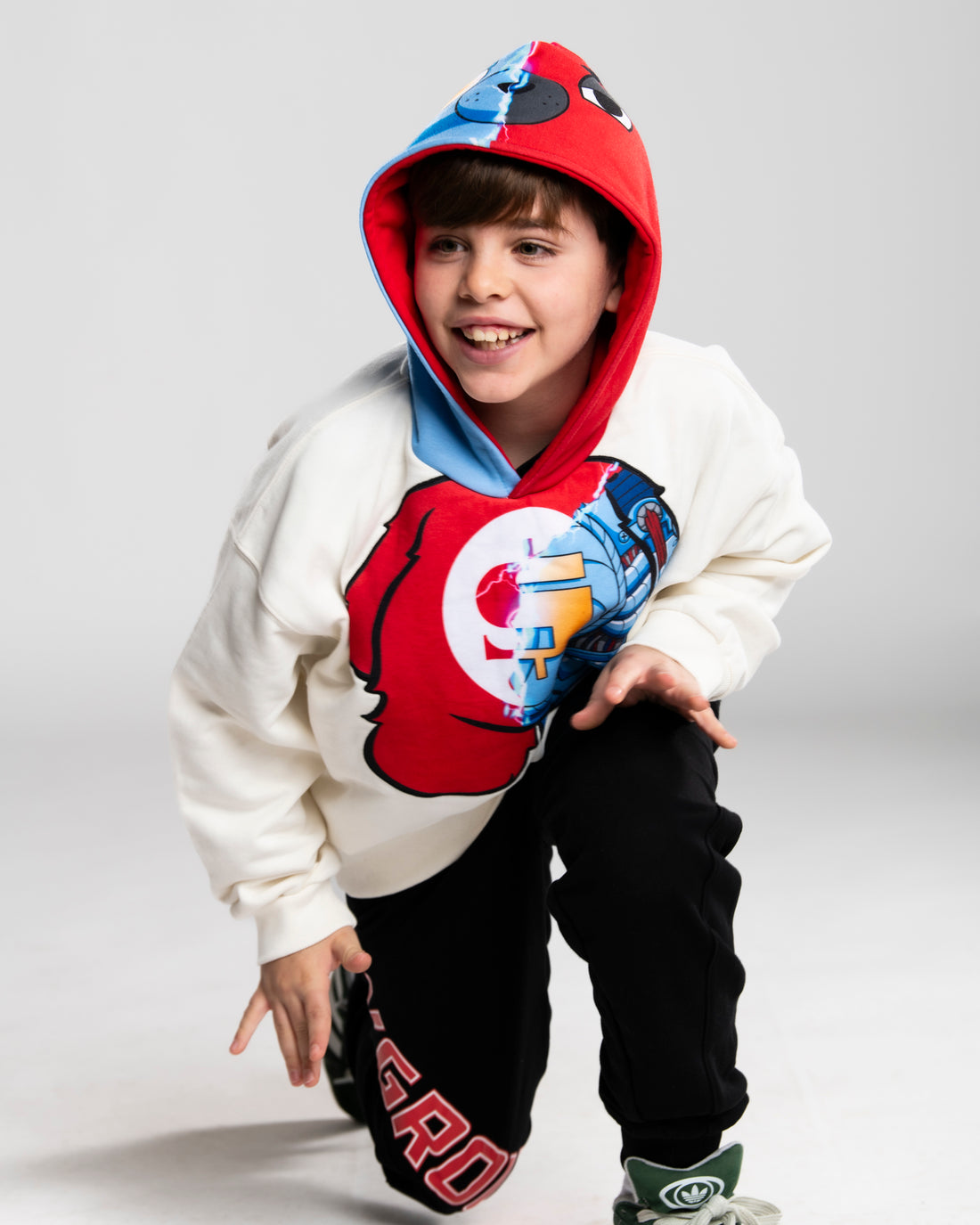 CYBORG BEAR OVER HOODIE