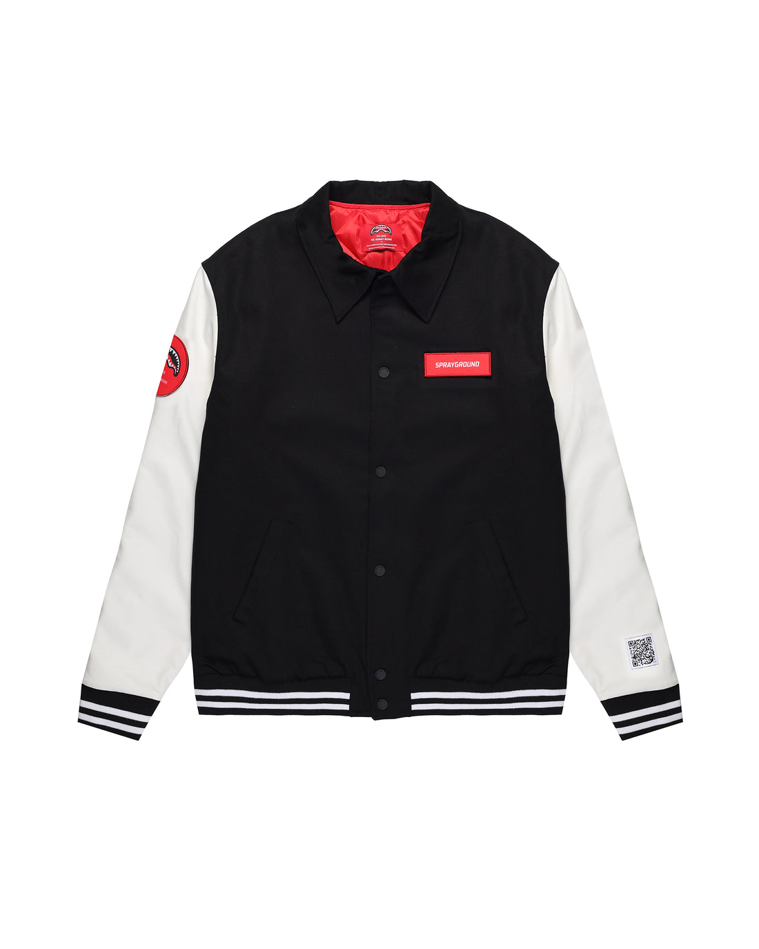 DETACH AND STICK IT VARSITY JACKET